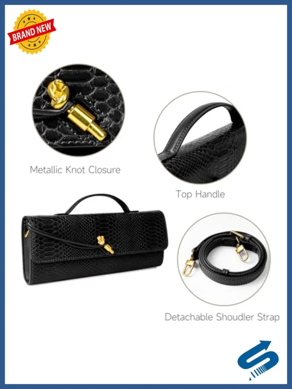Woven Evening Clutch Crossbody Bag Faux Leather Suede Handbag